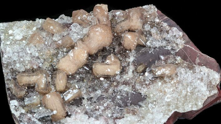 Pink Poldervaartite/Olmiite On Matrix - South Africa #37752